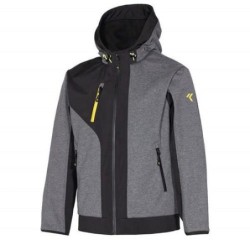 CHAQUETA ISSA LINE RUSH GRIS/NEGRO T-S 04526B