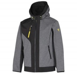 CHAQUETA ISSA LINE RUSH GRIS/NEGRO T-L 04526B