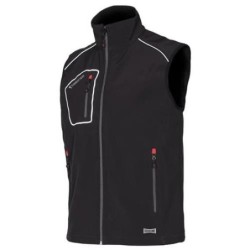 CHALECO ISSA LINE SOFTSHELL SNAPPY NEGRO T-S 04509