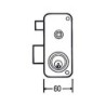 CERRADURA SOBREPONER 2556 BP 60 DCHA. MCM