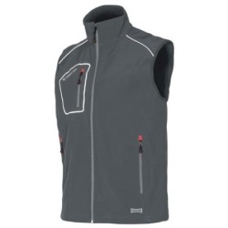 CHALECO ISSA LINE SOFTSHELL SNAPPY GRIS T-XL 04509