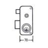 CERRADURA SOBREPONER 2556 BPR 70 DCHA. MCM