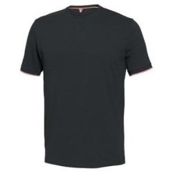 CAMISETA RAPALLO 100% COTONE NEGRO 8182 T-M