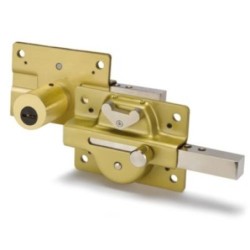 CERROJO ACORAZADO EZCURRA 500C 50MM.ESMALTADO ORO