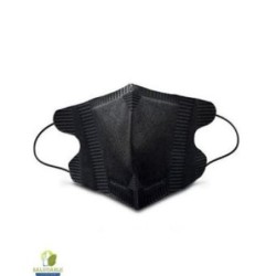 MASCARILLA REUTILIZABLE ERGONATURAL NEGRA (BL-2UN)