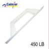 ASA ALUMINIO PARA CORREDERA BLANCO 450