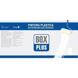 PINTURA PLASTICA INT/EXT.BOX PLUS BLANCO MATE 25KG