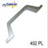 ASA ALUMINIO PARA CORREDERA PLATA 452