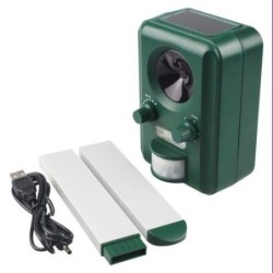 REPELENTE ELECTRONICO SOLAR PARA AVES Y ANIMALES