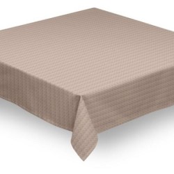 MANTEL CONFECCIONADO VINILO TRADITION MOKA 140X140