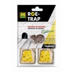 TRAMPA DE MADERA RATONES ROE-TRAP (2UDS) 231570