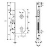 CERRADURA SEGURIDAD R200N/T1/6T TESA