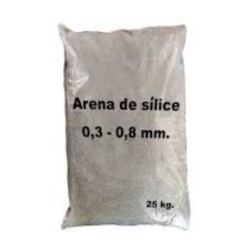 ARENA SILICE S GRUESA (SACO-25 KG.)