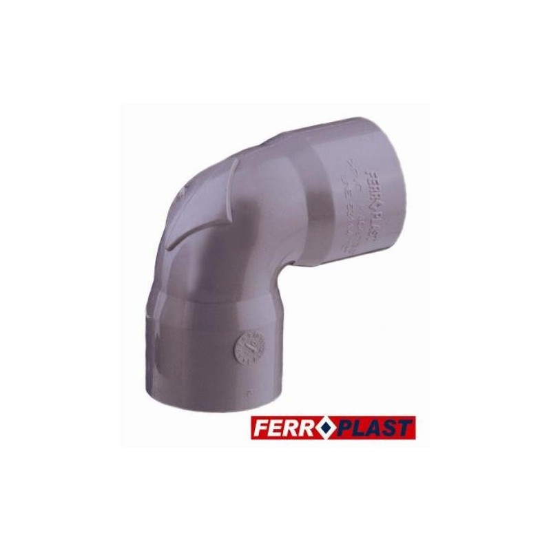 CODO PVC GRIS HM.-HM. 87  32 MM. 205282