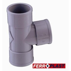 INJERTO PVC GRIS HM.-HM. 87  40 MM. 205344