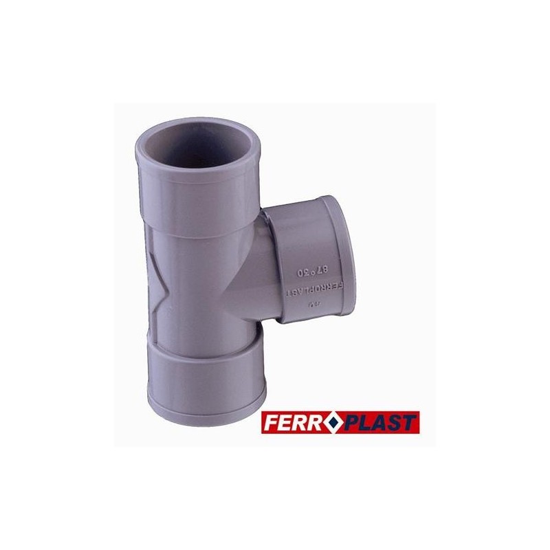 INJERTO PVC GRIS HM.-HM. 87  40 MM. 205344