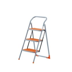TABURETE ACERO 3 PELDAÑOS ANCHO B0130