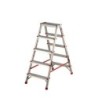 TABURETE ALUMINIO DOBLE SUBIDA 4 PELDAÑOS BA230