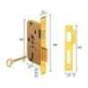 CERRADURA EMBUTIR 2002/40 HL TESA