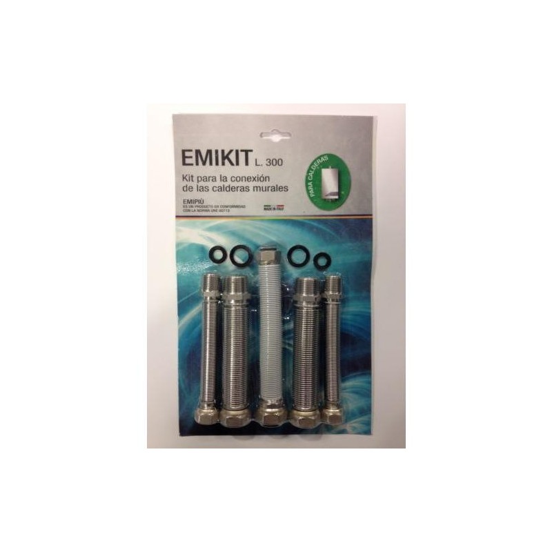 KIT CONEXION ESPIROMETALICO CALENTADORES/CALDERAS