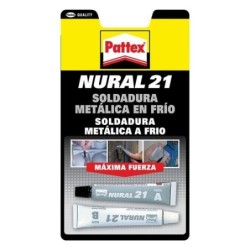 JGO. SOLDADURA METAL. EN FRIO GRIS 22 ML. NURAL-21