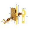 CERRADURA EMBUTIR 2010/40 HL TESA