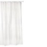 CORTINA BAÑO POLIESTER 140X200 BLANCO ANILLAS