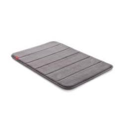 ALFOMBRA BAÑO NUVOLA MICROFIBRA 40X60 GRIS
