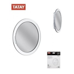 ESPEJO AUMENTO NERTA X8 CON VENTOSAS 15CM. 4440501