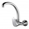 GRIFO FREGADERO ALTO MURAL 15CM MONOM MURAL CROMO