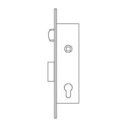 CERRADURA PUERTA METALICA 2206/15/HZ TESA