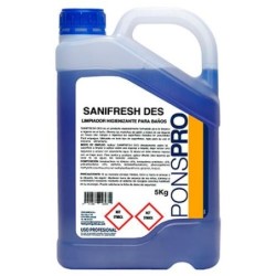 LIMPIADOR SANIFRESH DES BAÑO HIGIENIZANTE 5KG.