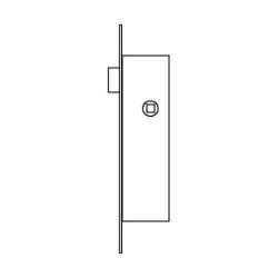 CERRADURA PUERTA METALICA 2215/28/AI TESA