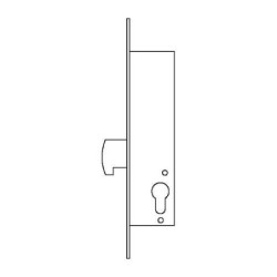 CERRADURA PUERTA METALICA 2241/25/3AI TESA
