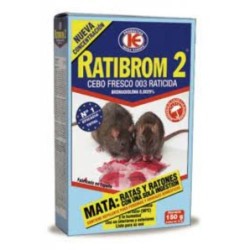 RATICIDA CEBO FRESCO RATIBROM 2 150GR D01.311