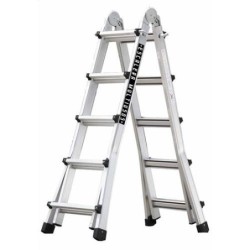ESCALERA MULTIUSO AL. 5X5 10+10 PELDAÑOS MASTER