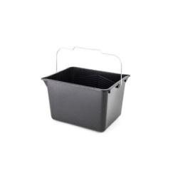CUBETA GRANDE POLIPROPILENO 31X35 CM NEGRA 6932