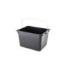 CUBETA GRANDE POLIPROPILENO 31X35 CM NEGRA 6932
