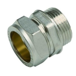 ENLACE COMPRESION RECTO MACHO COBRE 15X1/2