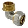 ENLACE COMPRESION CODO MULTICAPA DN16X1/2