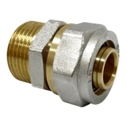 ENLACE RECTO ROSCA MACHO MULTICAPA DN16X1/2