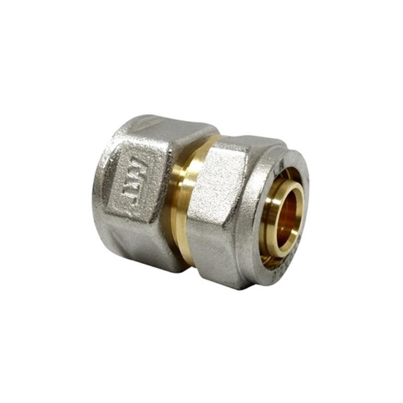 ENLACE COMPRESION RECTO HEMBRA MULTICAPA DN16X3/4