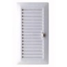 REJILLA EMPOTRAR C/PESTAÑA 14X27+MARCO ABS BLANCO