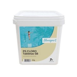 CLORO LENTO TABLETA 250GR. 5KG. BLUEXPERT BN1705