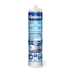 SILICONA ORBASIL BAÑO 300 ML. BLANCA 43737