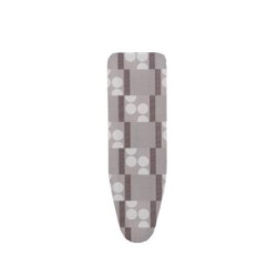 FUNDA PLANCHA MULETON LOGOS GRIS 130X48 FUR003