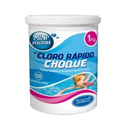 CLORO CHOQUE MINIPISCINAS 1KG. 1605010010
