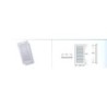REJILLA EMPOTRAR BLANCA 24X12 R168