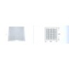 REJILLA PLANA BLANCA 20X20 R171
