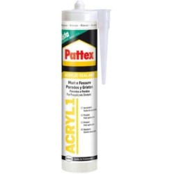 SELLADOR PATTEX ACRILICO BLANCO CARTUCHO 300ML